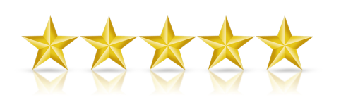 five-star-rating yellow